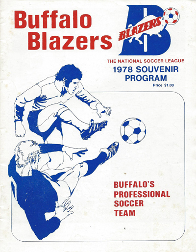 1978 Buffalo Blazers program from the National Soccer League
