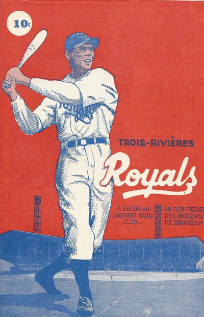 1950 Trois-Rivieres Royals baseball program from the Canadian-American League