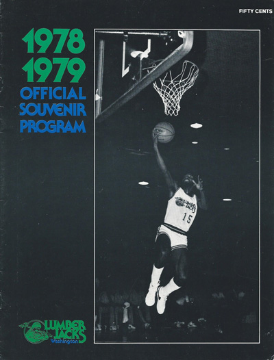 1978 Washington Lumberjacks Program from the Western Basketball Association