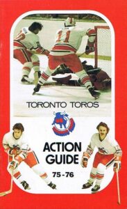 Toronto Toros media guide 1975