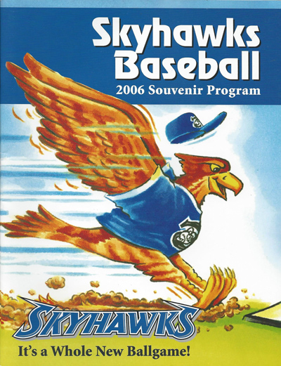 2006 Sussex Skyhawks baseball program from the Can-Am League