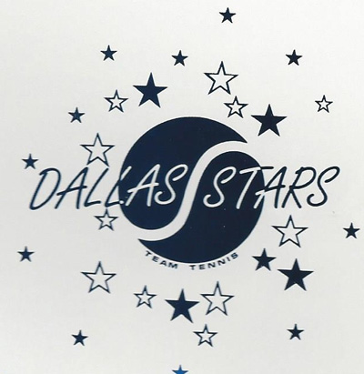 1982 Dallas Stars logo from Team Tennis