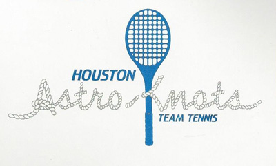 1982 Houston Astro-Knots logo from Team Tennis