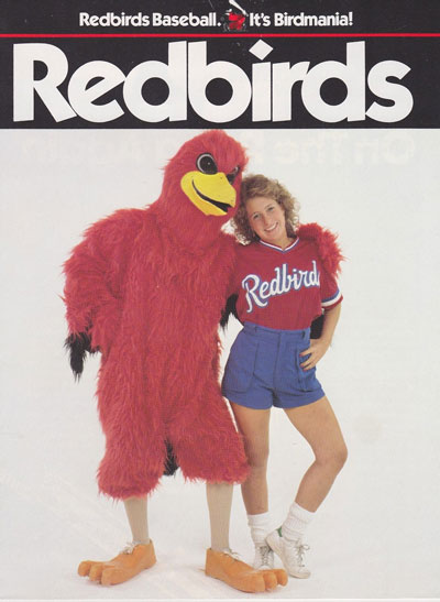 1985 Salem Redbirds baseball program from the Carolina League
