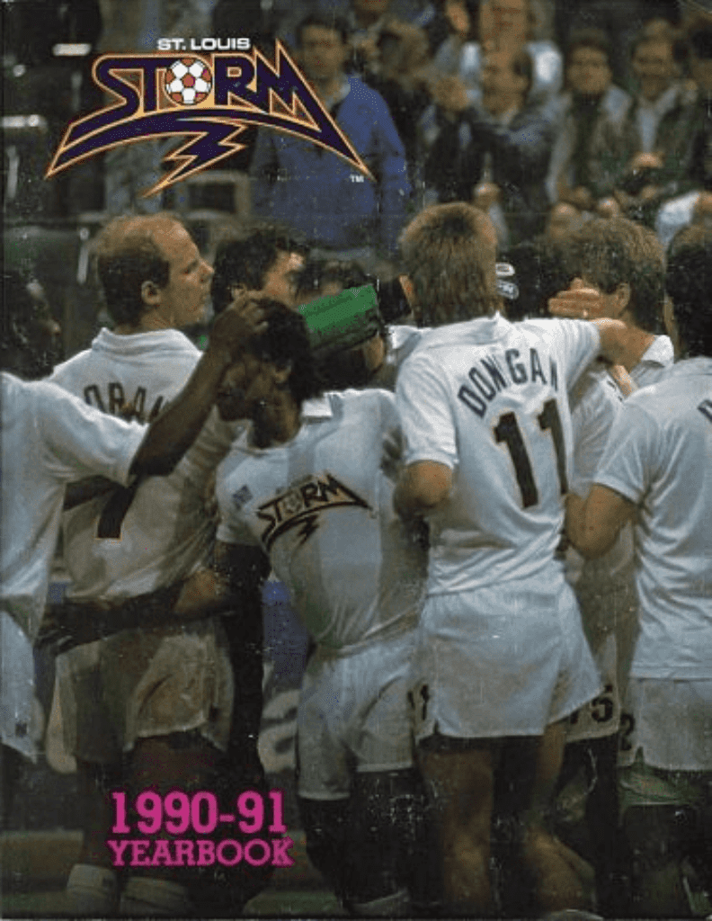 1990-91 St. Louis Storm Yearbook