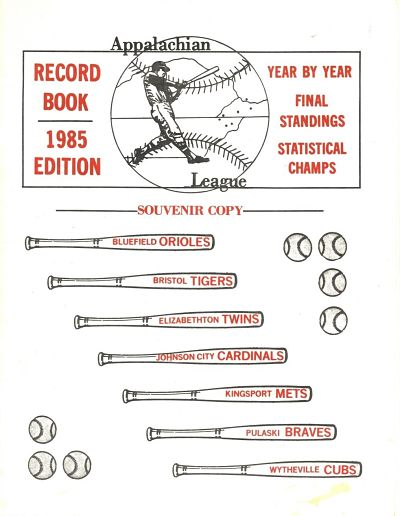 1985 Appalachian League Record Book