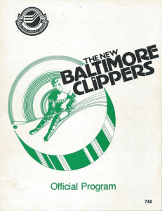 Baltimore Clippers Program