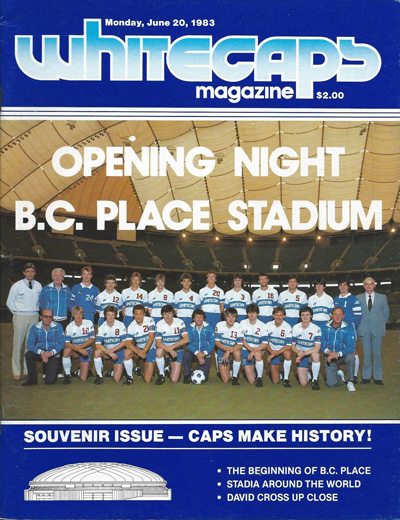 Vancouver Whitecaps Home football shirt 1980 - 1981.