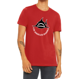 L.A. Sharks T-shirt red. Royal Retros