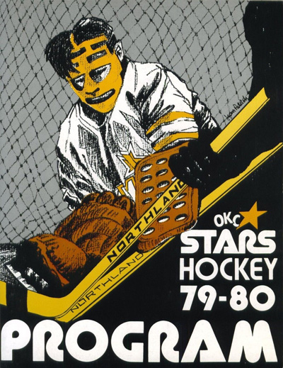 1979-80 Oklahoma City Stars Program from the Central Hockey League