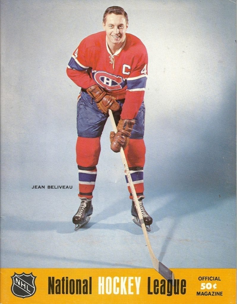 Jean Beliveau Montreal Canadiens