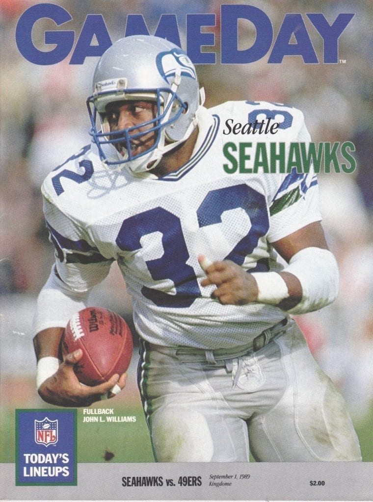 John L. Williams Seattle Seahawks