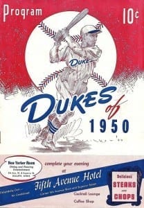 1950 Duluth Dukes Program