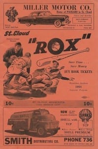 1954 St. Cloud Rox Program