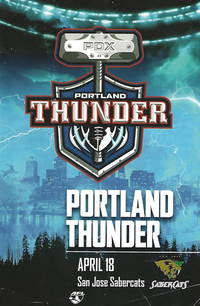 Portland Thunder Arena Football League