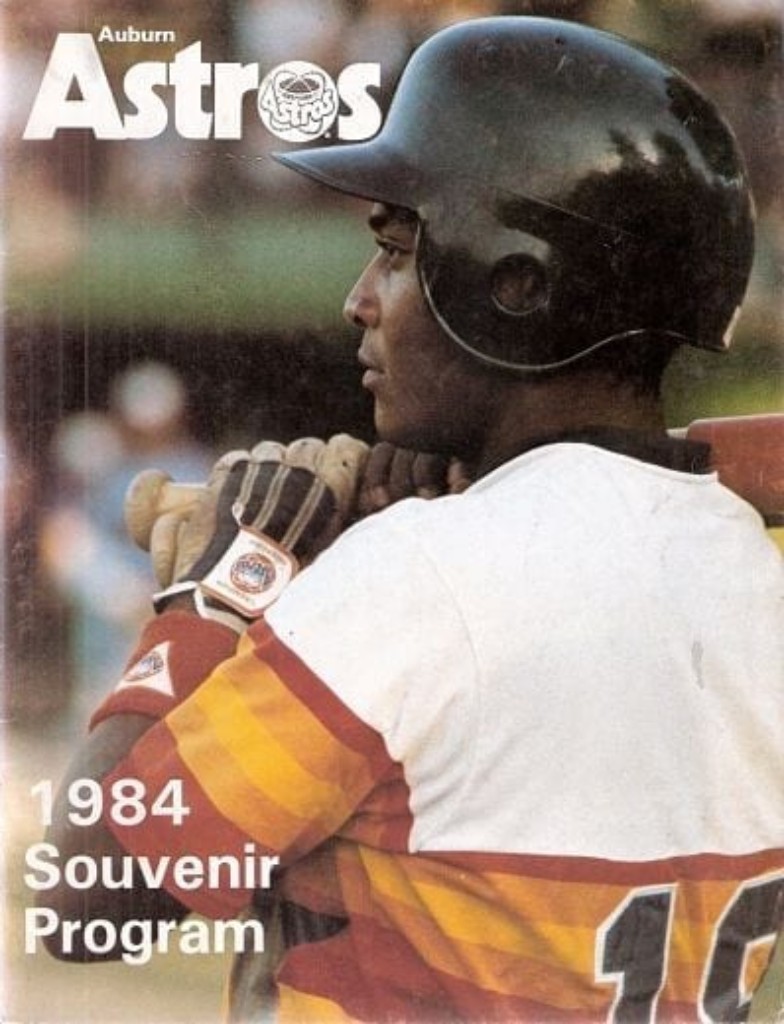 1984 Auburn Astros Program