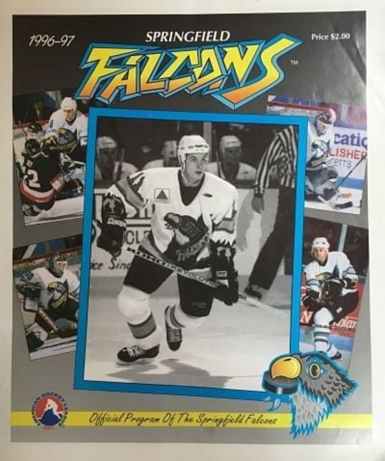 1997 Springfield Falcons program from the American Hockey League