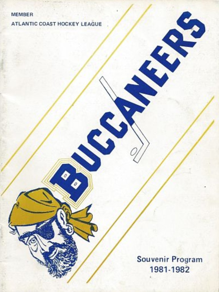 1981-82 Cape Cod Buccaneers Program