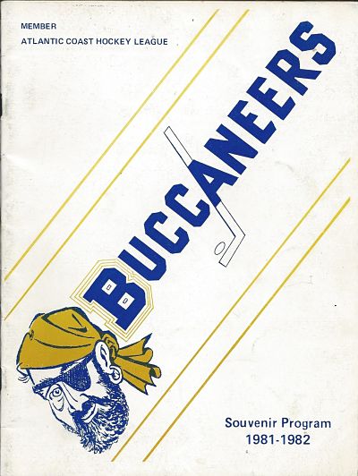 1981-82 Cape Cod Buccaneers Program