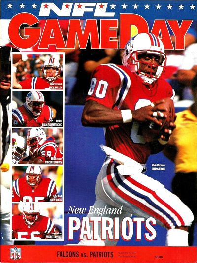 Today's Game Day magazine cover. - New England Patriots