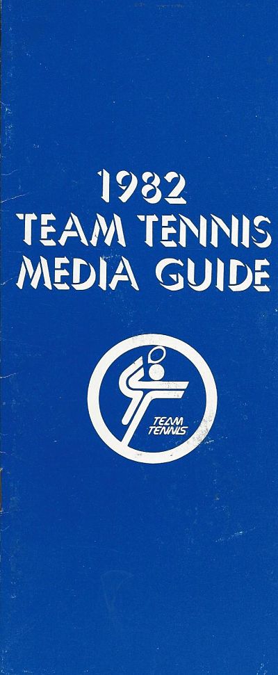 1982 World Team Tennis Media Guide