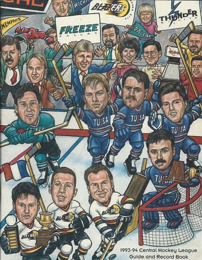 1993-94 Central Hockey League Media Guide