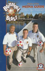 2001-02 Baltimore Blast Media Guide