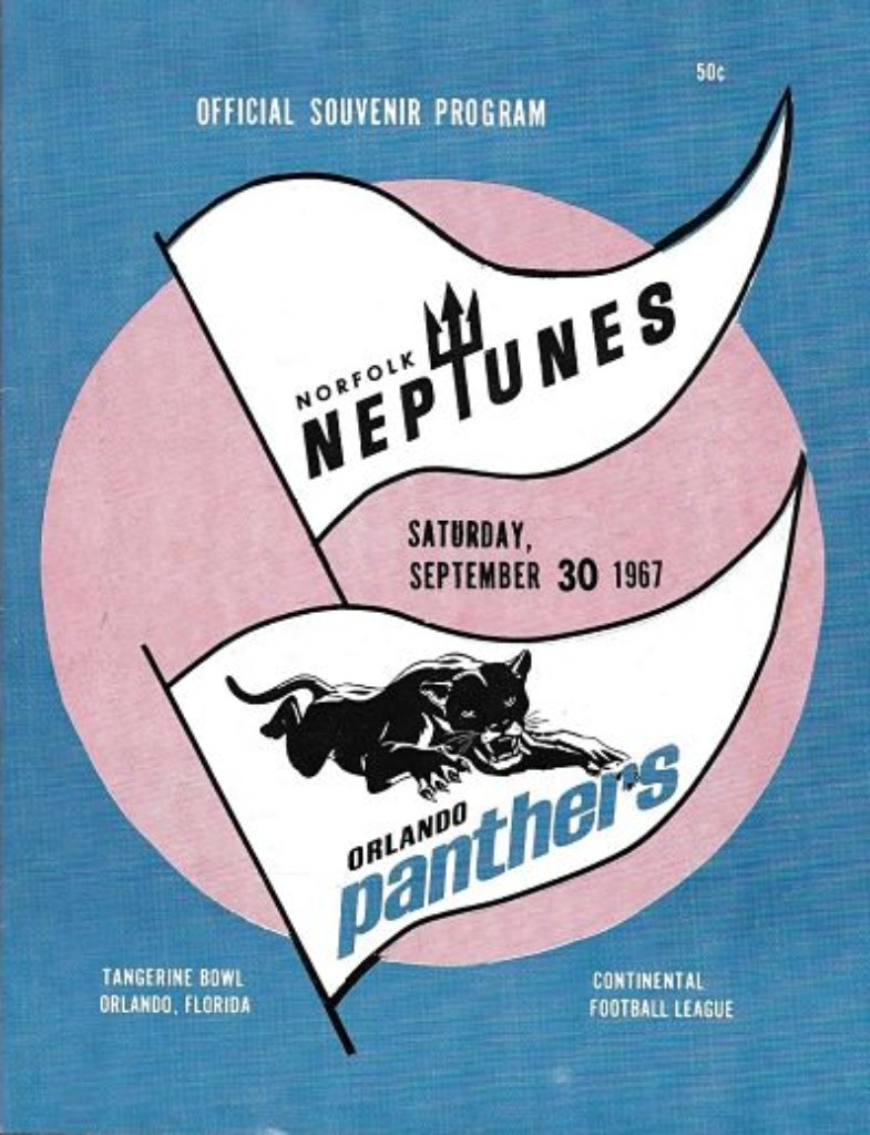 1967 Orlando Panthers Program