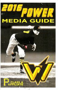 2016 West Virginia Power Media Guide
