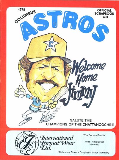 1978 Columbus Astros Program