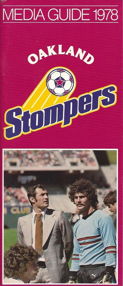 1978 Oakland Stompers media guide from the North American Soccer League