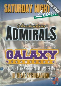 1996 Amsterdam Admirals Program