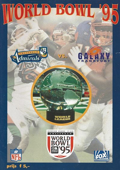 Frankfurt Galaxy 1995 World Bowl Program
