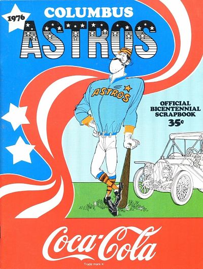 1976 Columbus Astros Program