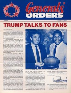 Donald Trump USFL Football For A Buck