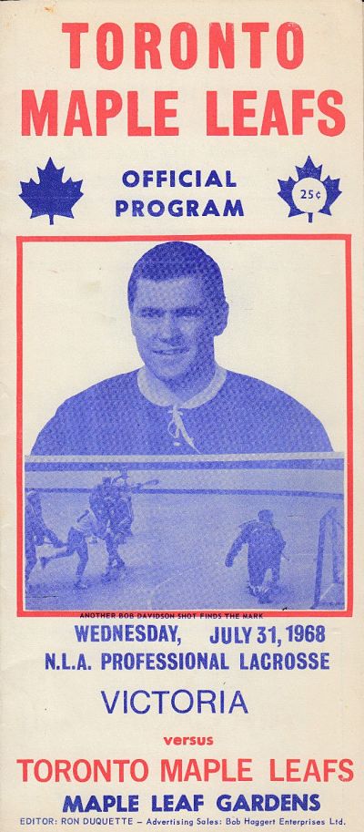 Bob Davidson Toronto Maple Leafs