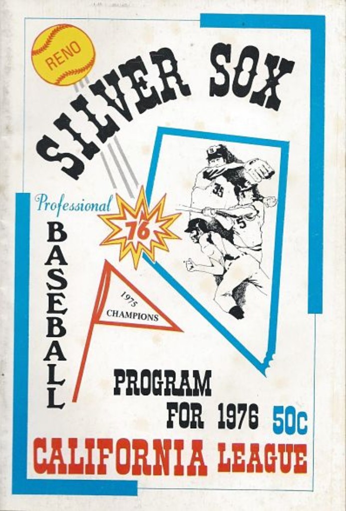 1976 Reno Silver Sox Program