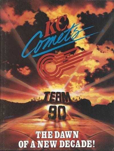 1990-91 Kansas City Comets Yearbook from the Major Indoor Soccer League