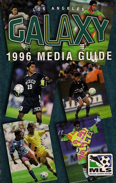 1996 Los Angeles Galaxy Media Guide from Major League Soccer