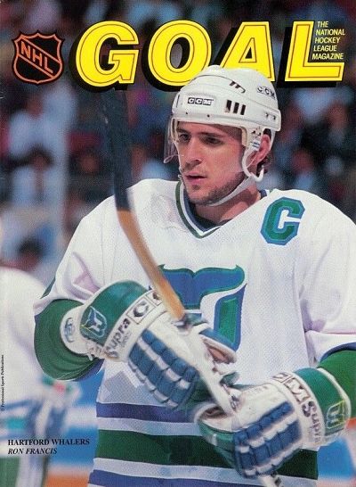 Ron Francis (Whalers de Hartford)  Hartford whalers, Nhl players,  Pittsburgh penguins hockey