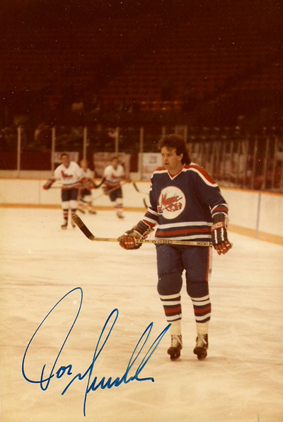Autographed photo of Don Murdoch from the 1983-84 Montana Magic of the Central Hockey League