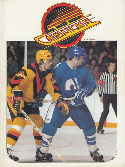 1980 Vancouver Canucks Program