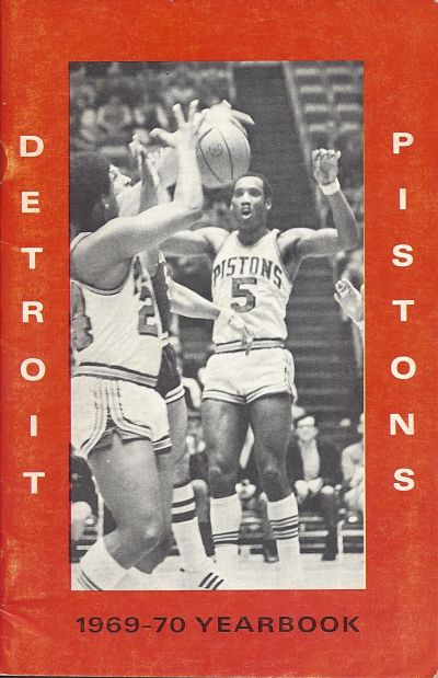 1969-70 Detroit Pistons Media Guide
