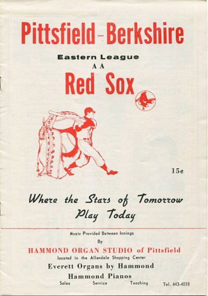 1965 Pittsfield Red Sox Program