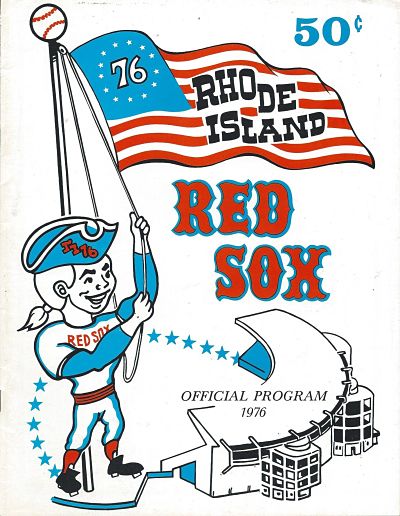 1976 Rhode Island Red Sox baseball program from the International League