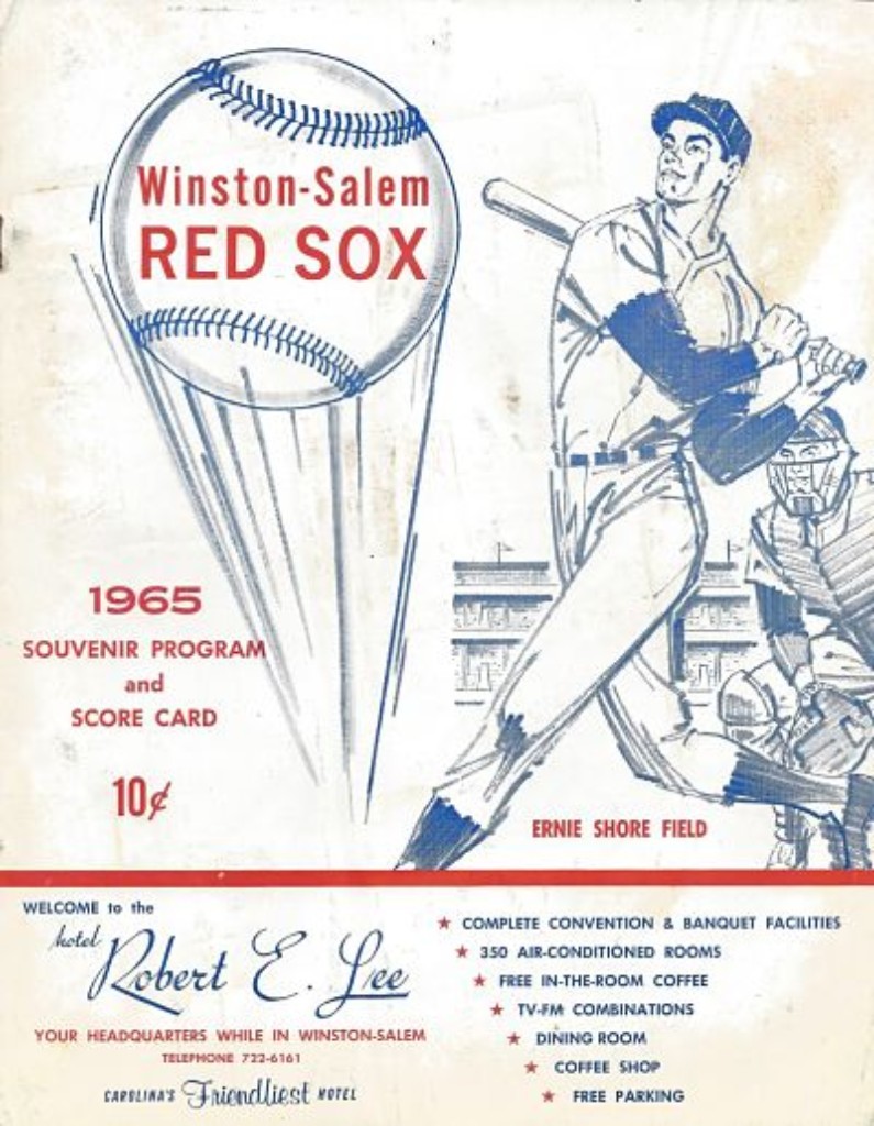 1965 Winston-Salem Red Sox Program