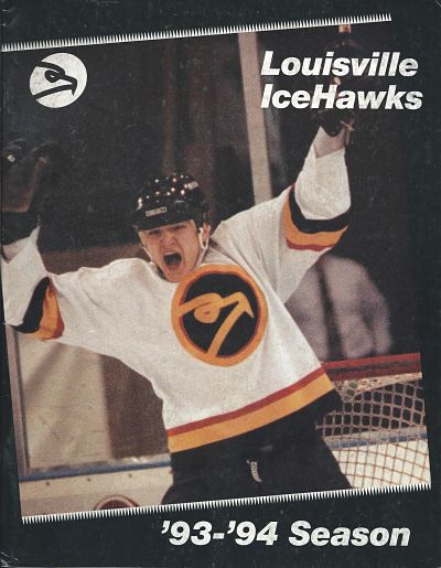 1993-94 Louisville IceHawks Program