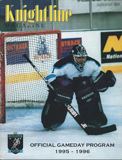 1995-96 Nashville Knights Program