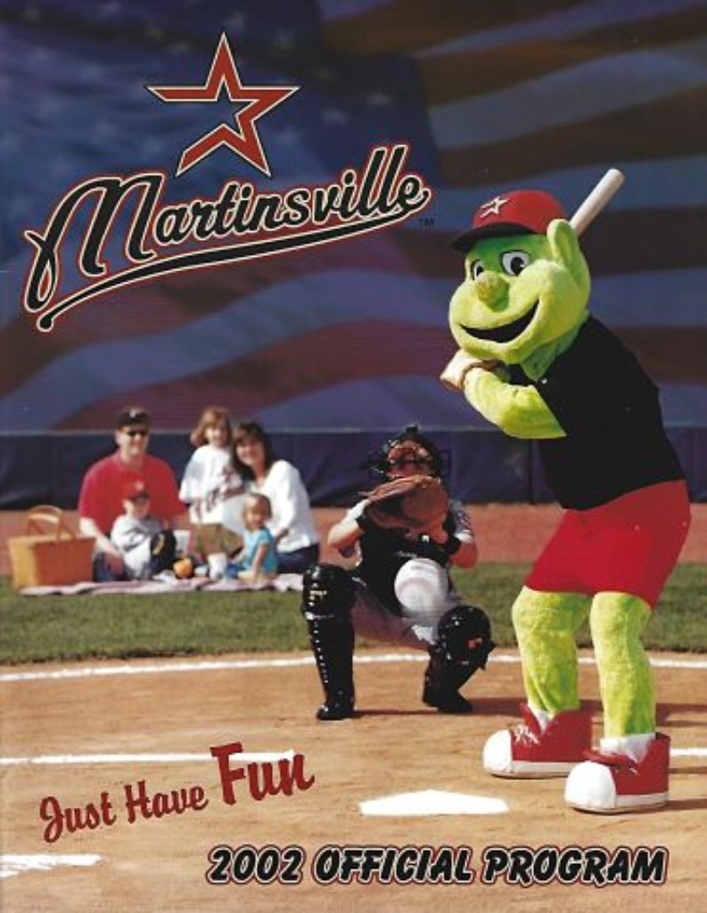 2002 Martinsville Astros Program