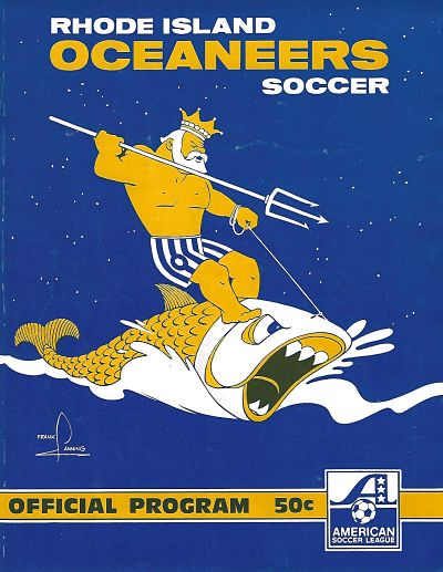 1974 Rhode Island Oceaneers Program from the American Soccer League